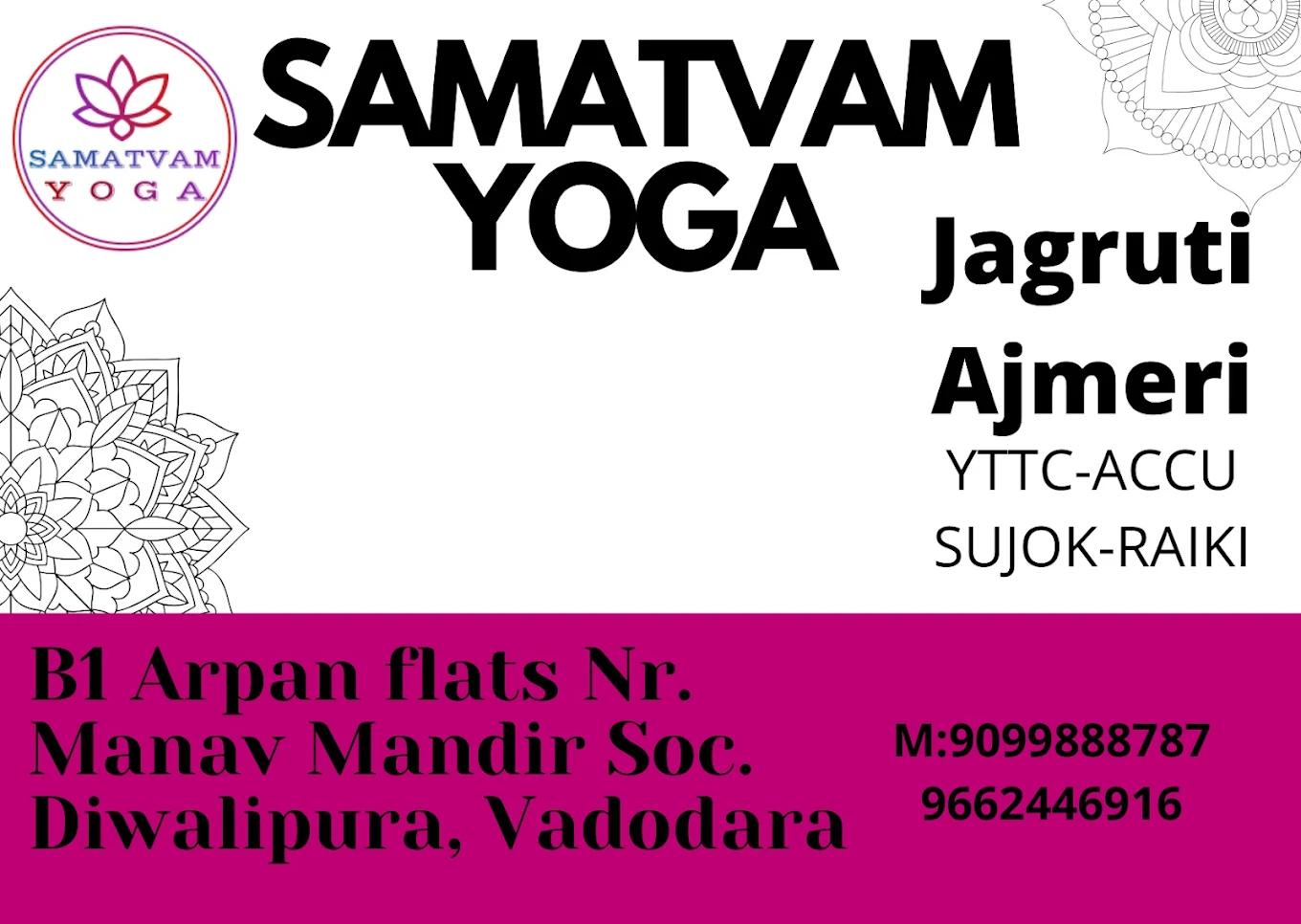 Samatvam Yoga – Mind Body Balance Program