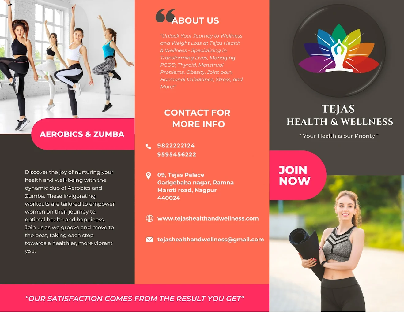 TEJAS HEALTH & WELLNESS – Yoga Course