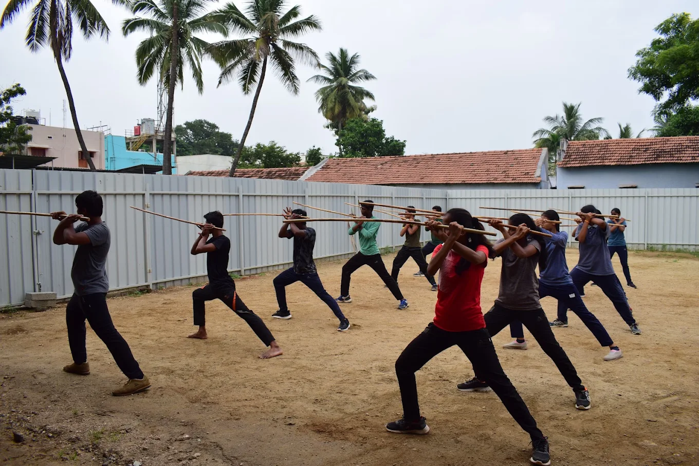 Tholkalai Silambam Class Coimbatore -  Cross fit with Silambam